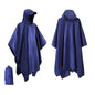 Waterproof Hooded Rain Coat/Poncho: Lightweight, for Outdoor Hiking/Fishing/Climbing (Unisex)